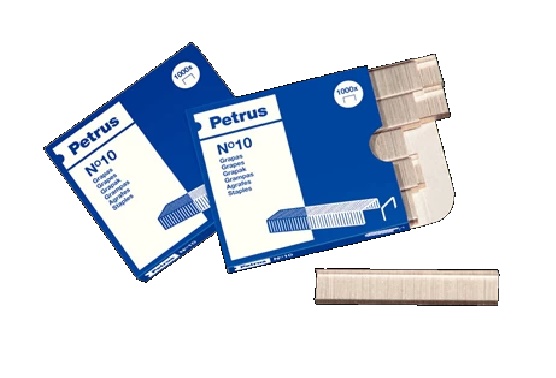 Grapas Petrus nº10 (x1000) galvanizada