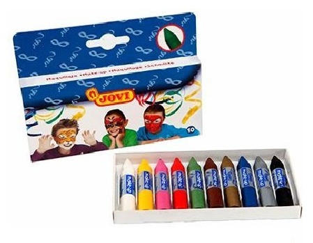 Caja 10 colores maquillaje peq. Ref.176