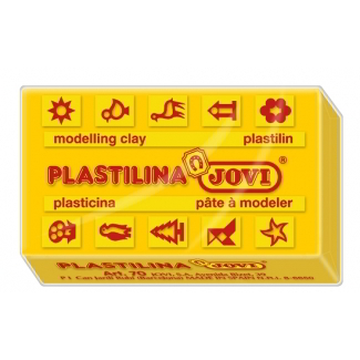 Plastilina amarillo oscuro 50grs. Jovi