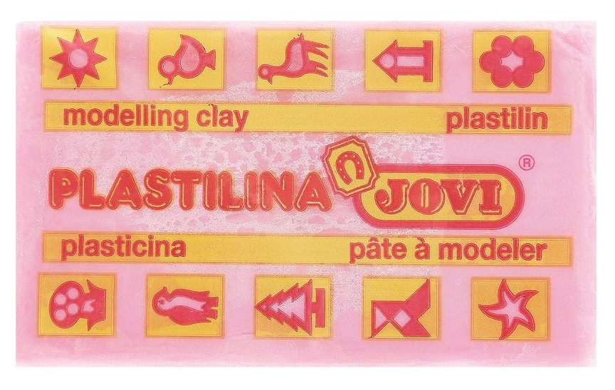 Plastilina rosa 50grs. Jovi