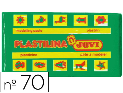 Plastilina verde claro 50grs. Jovi