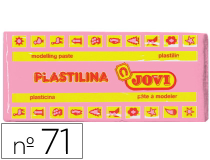 Plastilina rosa 150grs. Jovi