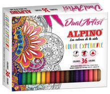 Set 36 rotul colores triang alpino color exp