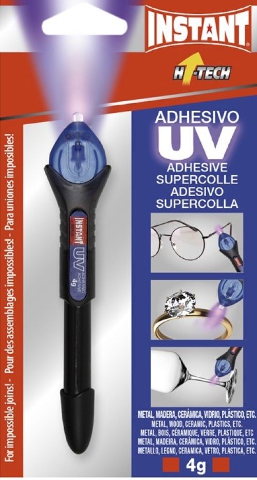 Bolígrafo adhesivo super fuete con luz