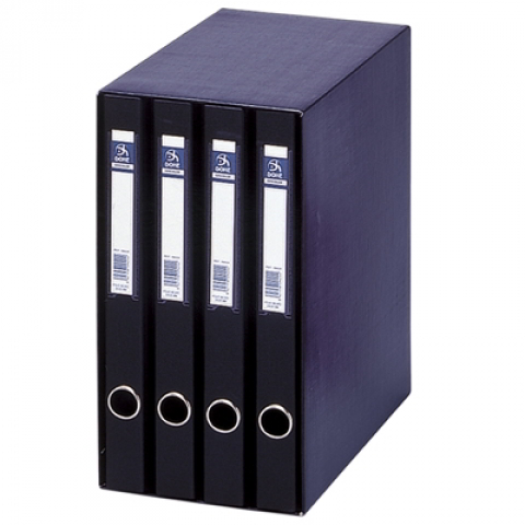 Oficolor modulo 4 carpetas negro