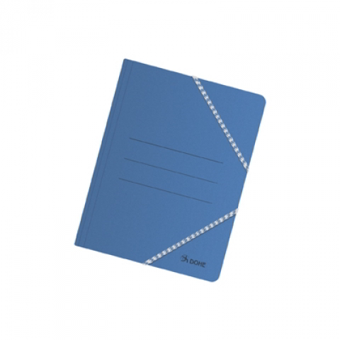 Carpeta 3 solapas c/gomas azul - Dohe
