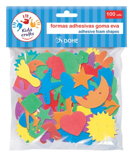 Formas adhesivas goma eva