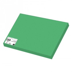 Pack 125H cartulina 50x65 verde miño Dohe