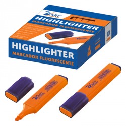 Marcador fluorescente naranja D’Art