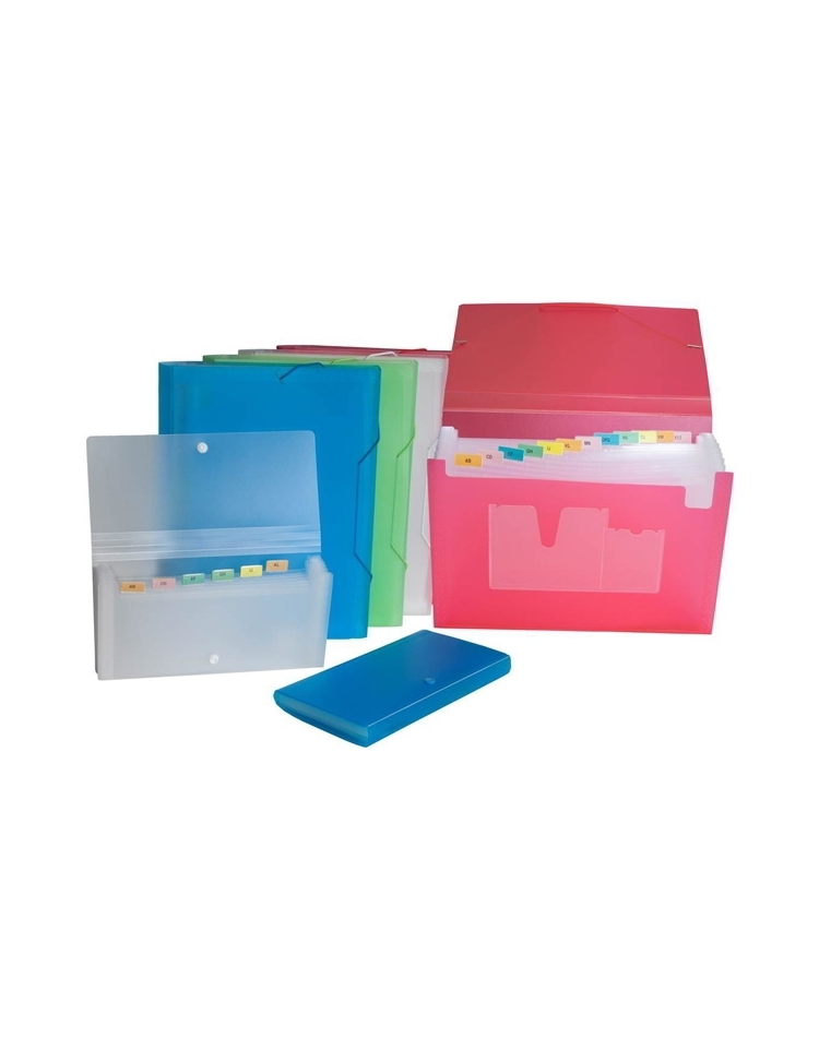 Carpeta acordeón recibo elegant color azul