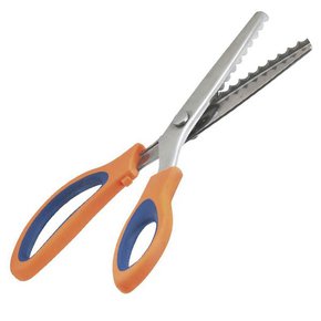 Tijera dentada acero inox. Para fieltro 24cm