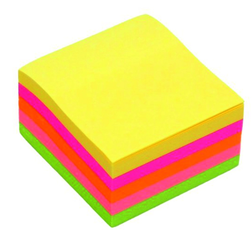 Tacos 450 notas adhesivas 5 colores flúor 76x76