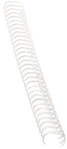 ESPIRALES WIRE-O 8mmø COLOR BLANCO CAJA 100