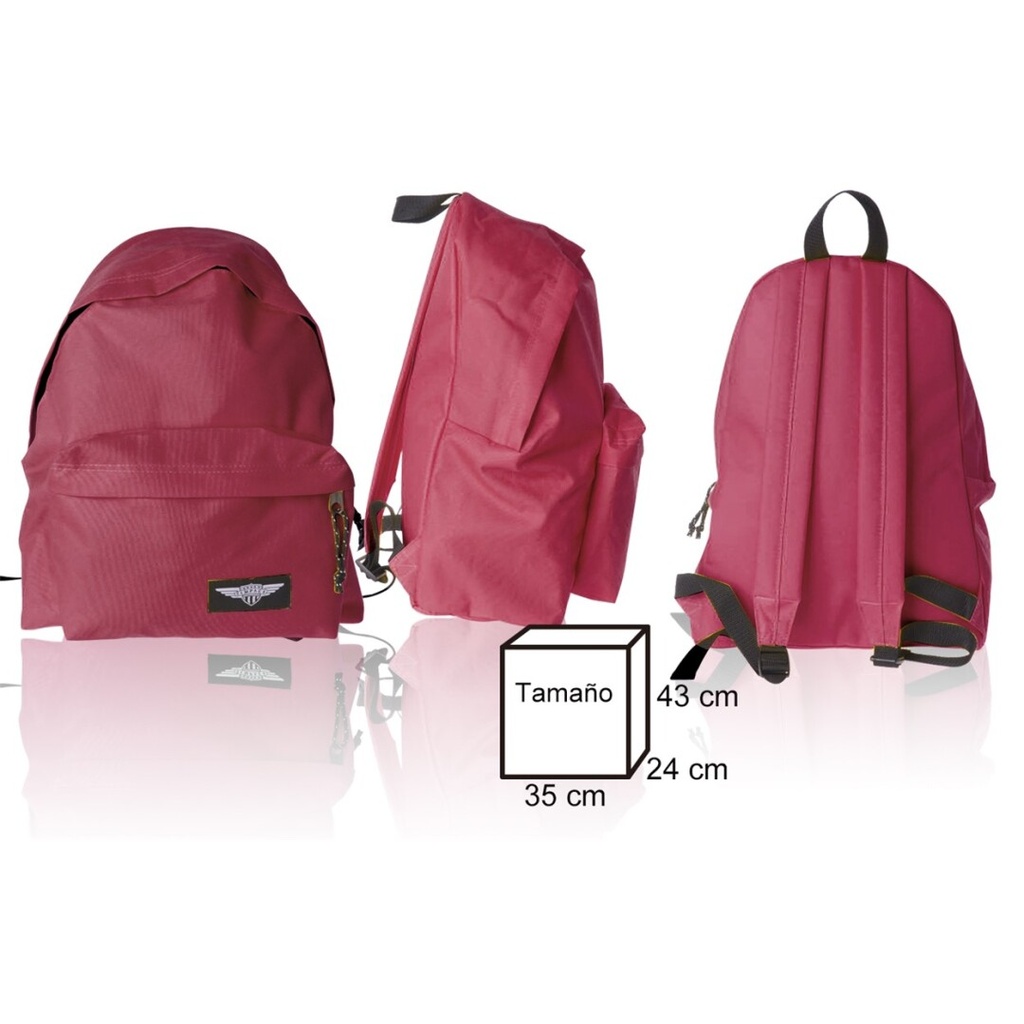 Mochila eco grande granate