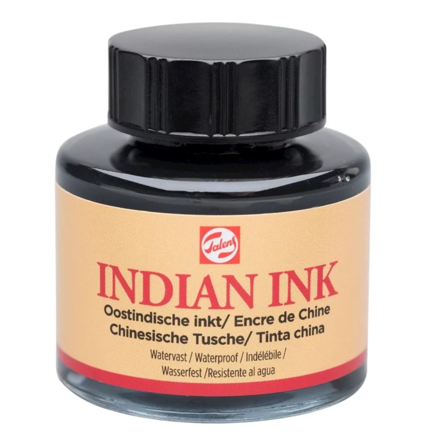 Tinta china color negro royal talens 30ml