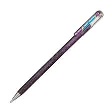 Bolígrafo Pentel hybrid dual metallic violeta