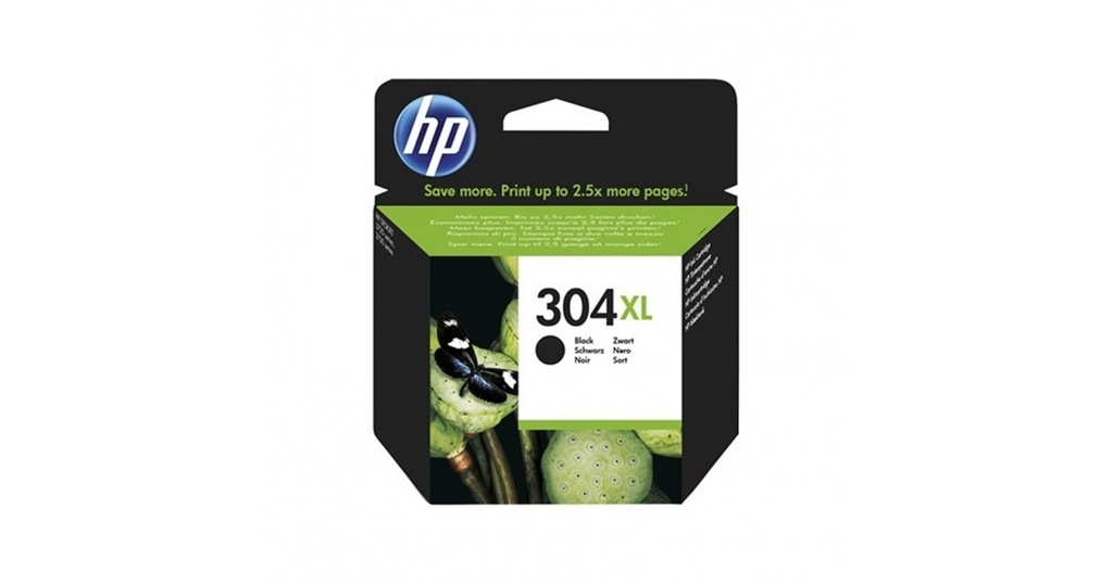 Cartucho tinta original hp 304 negro