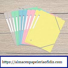 CARPETA OXFORD SOLAPAS CARTON A4 COLORES PASTEL