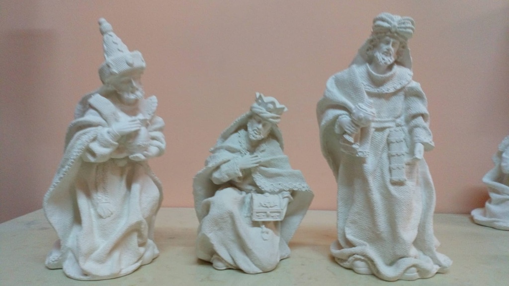 Figura rey mago Baltasar mediano