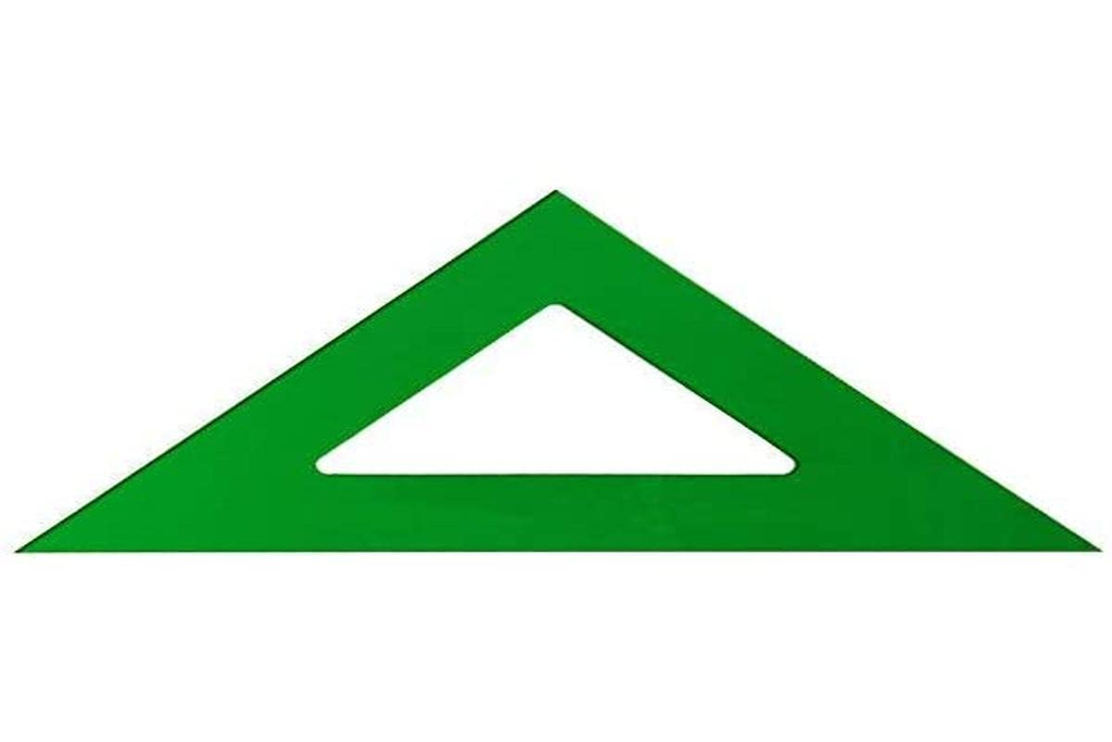 Escuadra verde 30cm - Alta precisión FAIBO 2mm