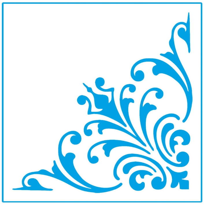 STENCIL STX-043 10x10cm CANTONERA