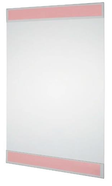 Porta cartel PVC antirreflejo adhesivo A3 vertical
