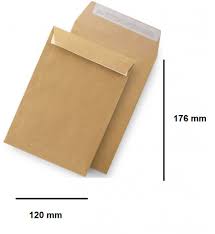 [4249] BOLSAS KRAFT 120x176mm TIRA SILICONA GPV 500U.