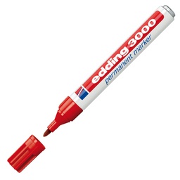 Permanante edding 3000 rojo