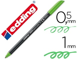 Rotulador edding 1200 verde claro 11
