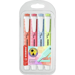 [275/4-08-1] Marcadores pastel stabilo swing cool 4 colores