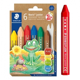 [224C6] Cera Staedtler noris junior 6 colores