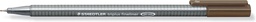 [334-77] Rotulador triplus fineliner 334 sepia