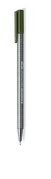 [334-55] Rotulador triplus fineliner 334 verde tierra
