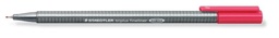 [334-23] Rotulador triplus fineliner 334 rojo burdeos