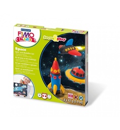 [8034 09 LZ] Pasta moldear fimo kids space 4und. Surt 42 gr Staedtler
