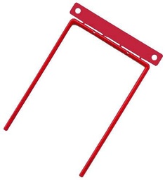 [100580277] Encuadernador elba d-clip rojo Caja 100und.