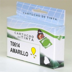 [T0614] Cartucho tinta compatible Epson t0614 amarillo