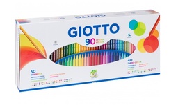 [F25750000] Lápices de colores y rotuladores est. 90 und.