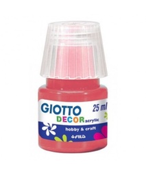 [538108] Pintura acrílica Giotto decor 25ml rojo escarlata
