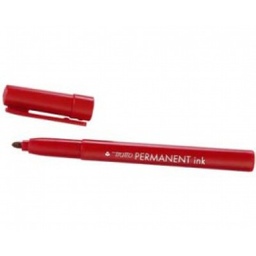 [732502] Marcador permanente maker caja 12u. Rojo base alch