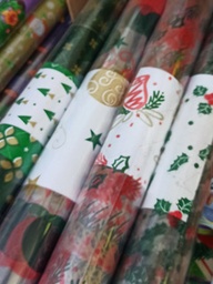 [V51785] HOJA CELOFAN NAVIDAD 100x120