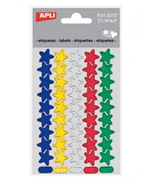 [737] Gomets estrellas varios colores ref.737