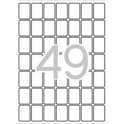 [1865] Etiquetas adhesivas Apli 19x27