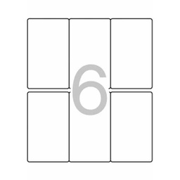 Etiquetas adhesivas Apli 49x82