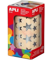 [11117] Rollo gomets 2.360ud estrella color plata-Apli