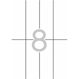 [1872] Etiquetas adhesivas Apli 105x37