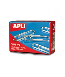 [11711] CIPS Nº2 NIQUELADOS 32mm 100u