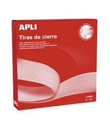 [17018] Cinta velcro adh gancho negro 2cmx25m