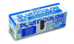 Plasticolor caja 25 ceras negro