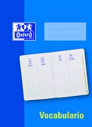 [400107691] Libreta grapada vocabulario con indice A5 Oxford